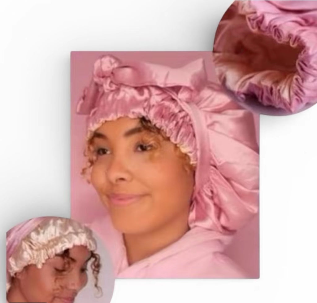 Reversible Silk Ribbon Bonnet