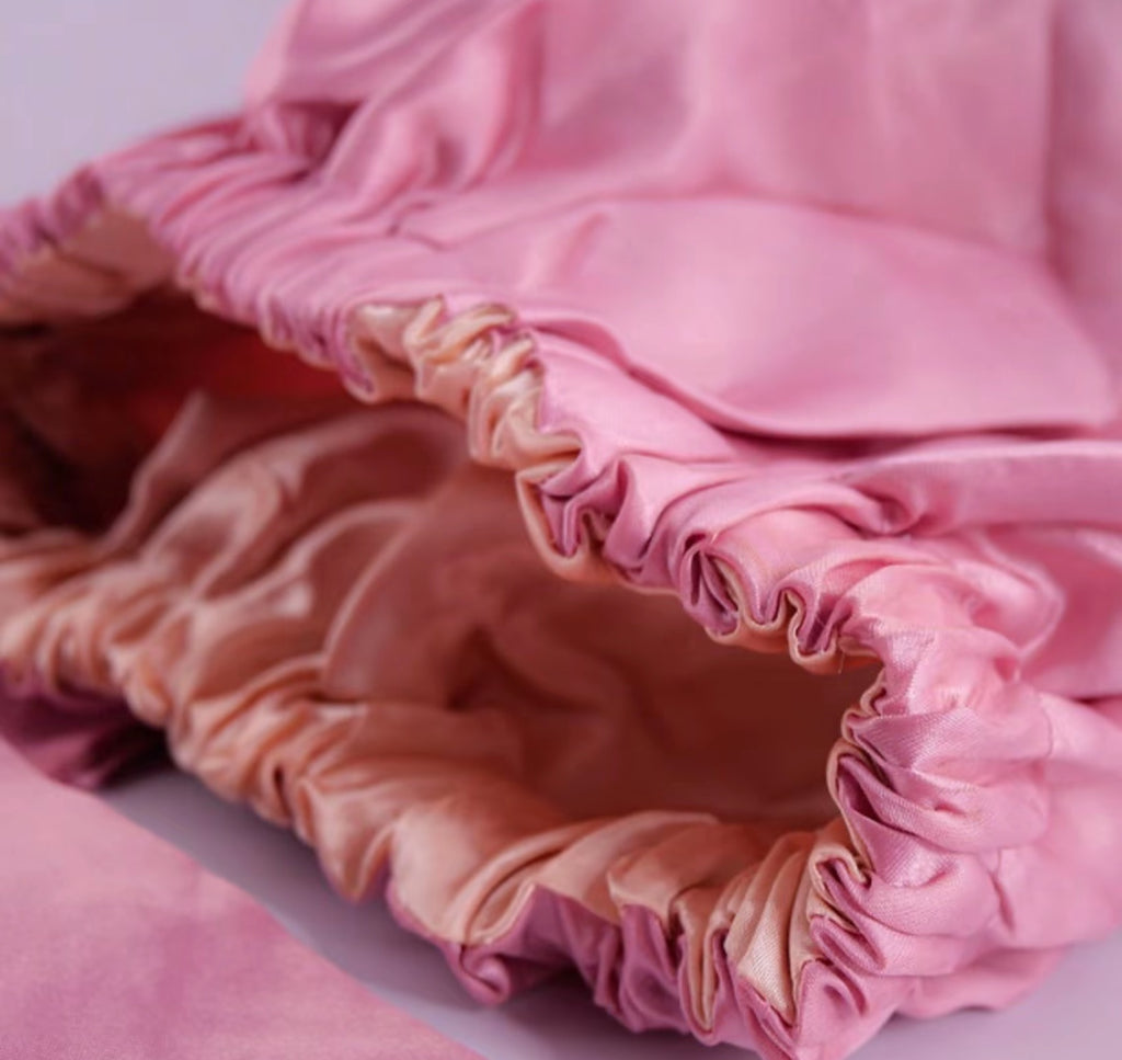 Reversible Silk Ribbon Bonnet