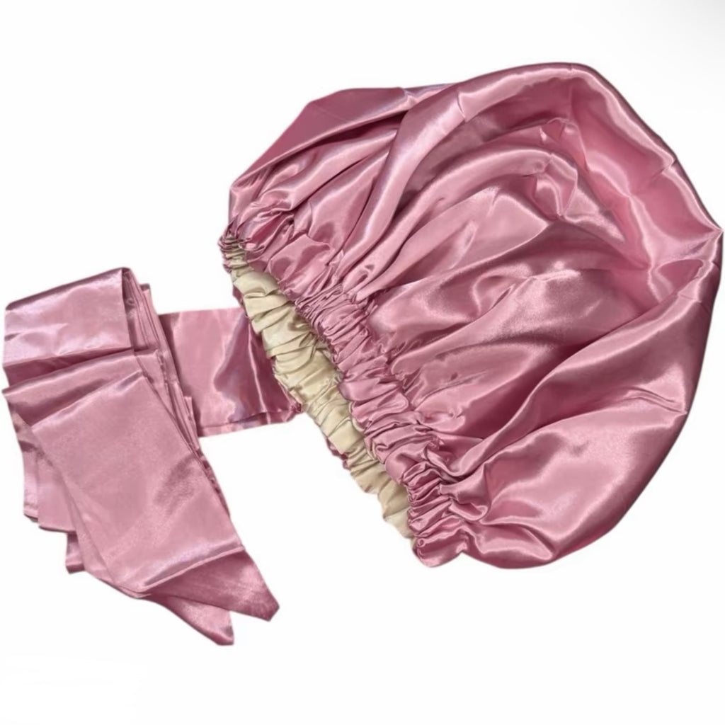 Reversible Silk Ribbon Bonnet